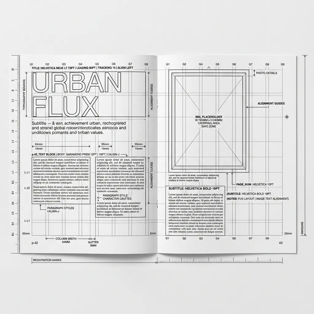 Wireframe for Print with intention